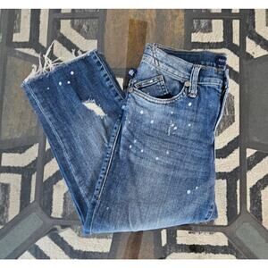 Women's/Juniors Rock & Republic Distressed Capri Jeans Size 4